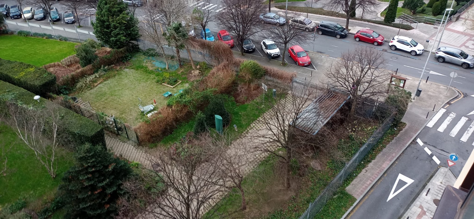 VISTA AÉREA DEL JARDÍN BOTÁNICO DE BARAKALDO
